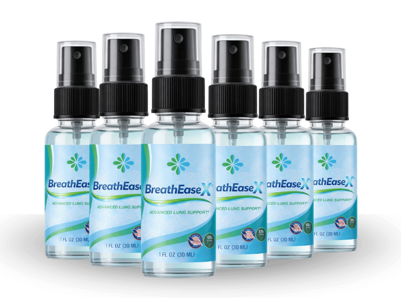BreathEaseX 6 Bottles